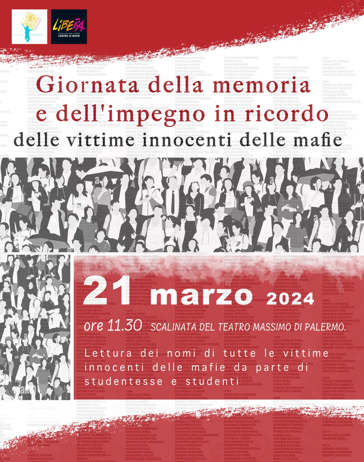 evento legalità 21 marzo